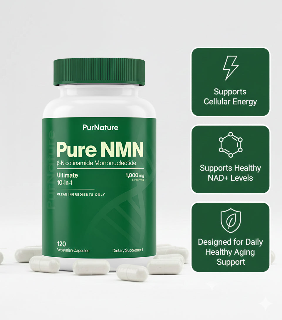 Pure NMN Capsules (10-in-1 Formula) – PurNature Labs