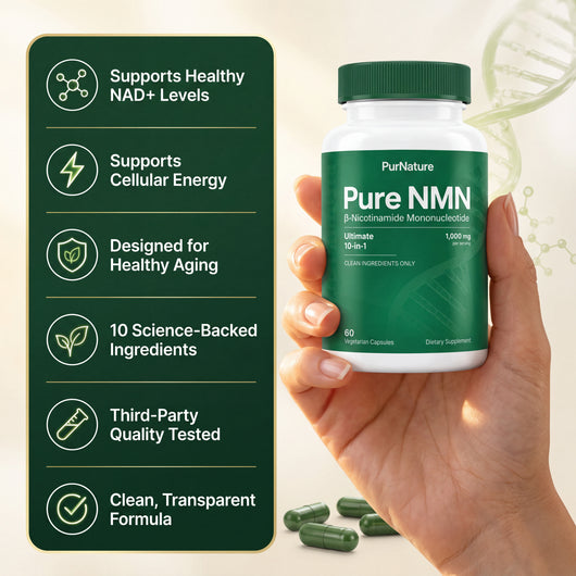 Pure NMN Capsules (Perfect 10-in-1 Formula)