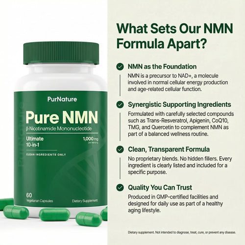 Pure NMN Capsules (10-in-1 Formula)