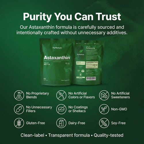 PurNature Astaxanthin 12mg (60 Softgels)